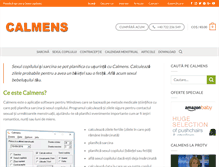 Tablet Screenshot of calmens.ro